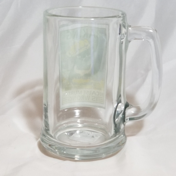 Baking Because Murder Is Wrong 15 oz. Beer Tea Mug - Picture 4 of 6